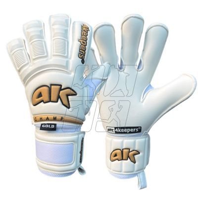 4. Rękawice bramkarskie 4keepers Champ Gold VI RF2G Jr S906501