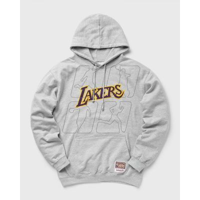 5. Bluza Mitchell & Ness Team Logo Hoody Los Angeles Lakers M HDSSINTL1050-LALGREY