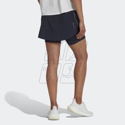 2. Spódniczka adidas Run Icons 3-Stripes Running Skirt W HK9084