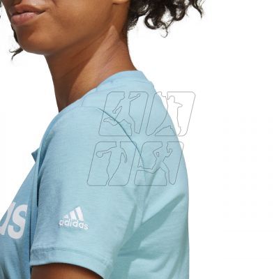 6. Koszulka adidas Loungewear Essentials Slim Logo Tee W IC0629