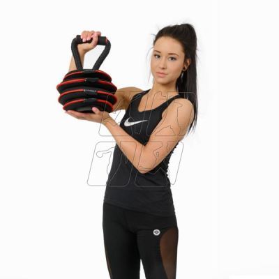 18. Kettlebell regulowany miękki 20 lbs HMS KRM20 