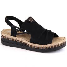 Komfortowe sandały Rieker W RKR677 czarne