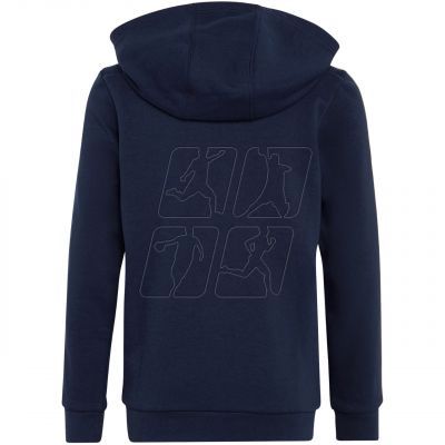 2. Bluza adidas Essentials 3-Stripes Fleece Full-Zip Hoodie Jr IC0600