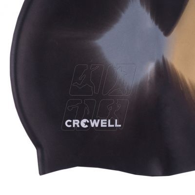 2. Czepek pływacki silikonowy Crowell Multi-Flame-08