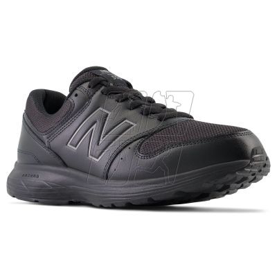 3. Sneakersy sportowe męskie New Balance 550 buty do treningu skórzane czarne (MW550BK4)