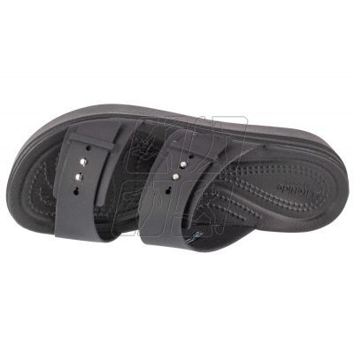3. Klapki Crocs Brooklyn Low Wedge Sandal W 207431-001