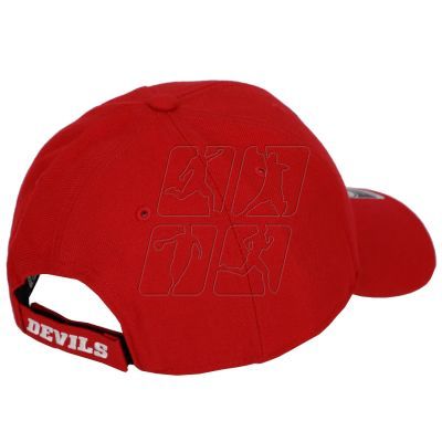 4. Czapka z daszkiem 47 Brand NHL New Jersey Devils MVP Cap H-MVP11WBV-RD