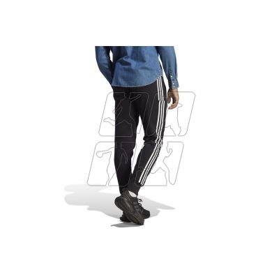 5. Spodnie adidas Essentials French Terry Tapered Cuff 3-Stripes M HA4337