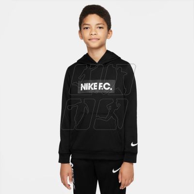 7. Bluza Nike DF FC Libero Hoodie Jr DC9013 010