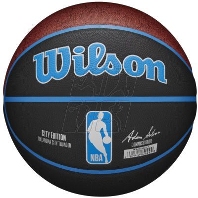 Piłka do koszykówki Wilson NBA Team City Collector Oklahoma City Thunder Ball WZ4016421ID