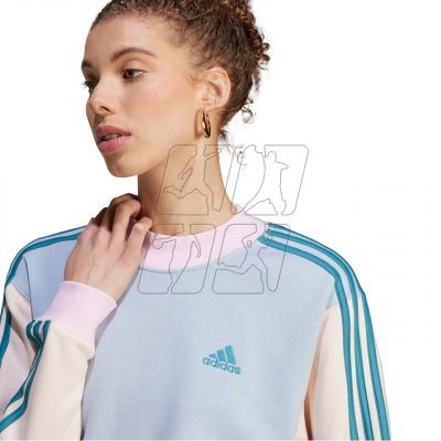 6. Bluza adidas Essentials 3-Stripes Half-Neck Fleece W IL3292