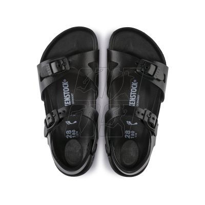 5. Sandały dziecięce Birkenstock RIO KIDS EVA Black czarne narrow wąskie (0126113)