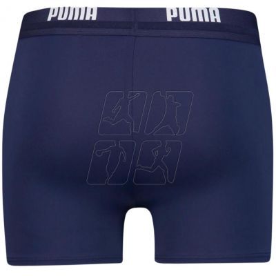 2. Spodenki kąpielowe Puma Swim Men Logo Swim Trunk M 907657 01