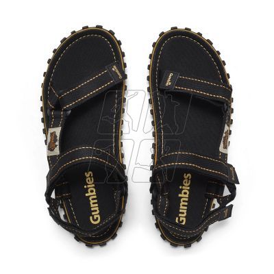 Sandały Gumbies Tracker Sandals Unisex Black M GU-SATRA001