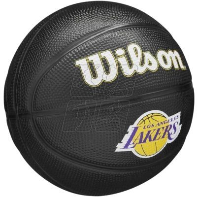 3. Piłka Wilson Team Tribute Los Angeles Lakers Mini Ball Jr WZ4017601XB