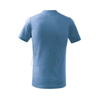 2. Koszulka Malfini Basic Jr MLI-13815 błękitny