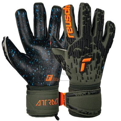 2. Rękawice Reusch Attrakt Attrakt Freegel Fusion Goaliator 53 70 095 5555