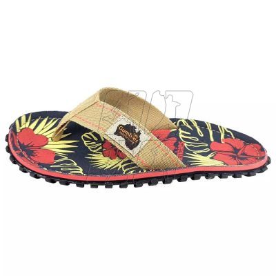 2. Japonki Gumbies Islander Denim Hibiscus GU-FFISL109