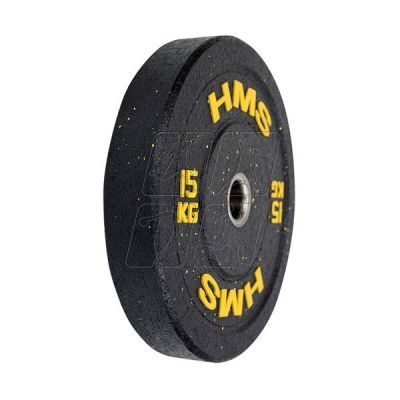 12. Talerz olimpijski HMS YELLOW BUMPER 15 kg HTBR15 