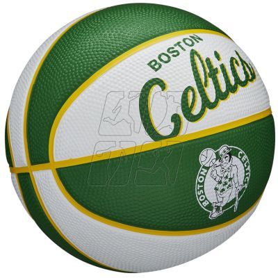2. Piłka Wilson NBA Team Retro Boston Celtics Mini Ball WTB3200XBBOS