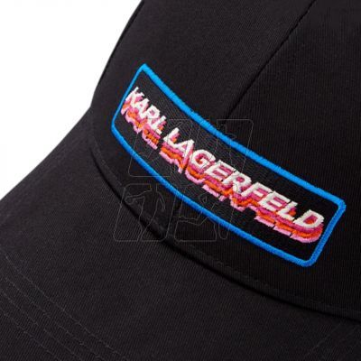 7. Czapka z daszkiem Karl Lagerfeld K/Futuristic Logo Cap 225W3417