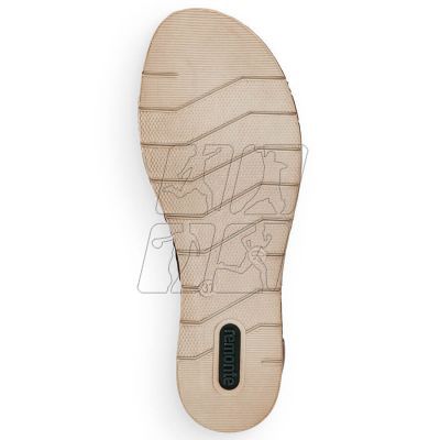 11. Skórzane komfortowe sandały Remonte W RKR655 brązowe