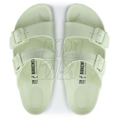 7. Klapki męskie Birkenstock Arizona Essentials EVA Regular Faded Lime na szeroką stopę piankowe (1024571)