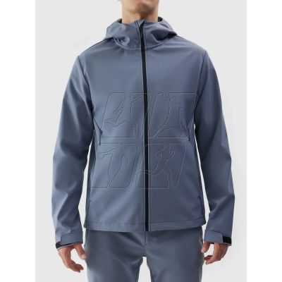 8. Kurtka softshell wiatroodporna 4F M 4FWAW24TSOFM283-32S