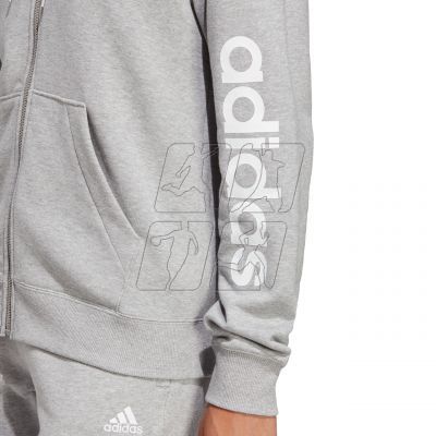 5. Bluza adidas Essentials Linear Full-Zip French Terry Hoodie W IC6866