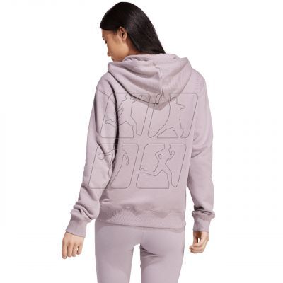 2. Bluza adidas Essentials Linear Full-Zip French Terry Hoodie W IS2073