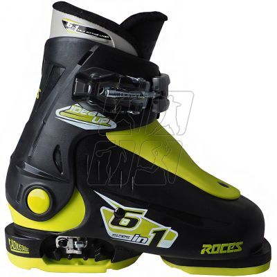 2. Buty narciarskie Roces Idea Up czarno-limonkowe Jr 450490 18