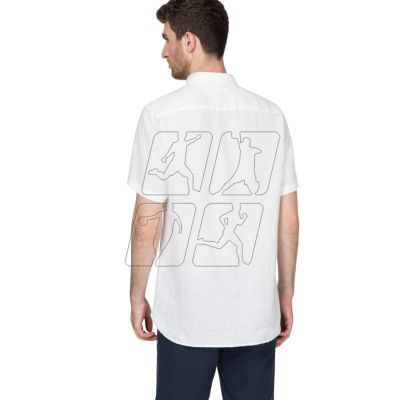 3. Koszulka Tommy Hilfiger Linen Shirt S/S M MW0MW12786