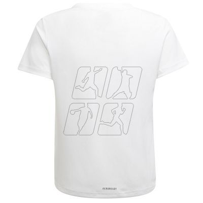 2. Koszulka adidas G Bl T Jr HE2006