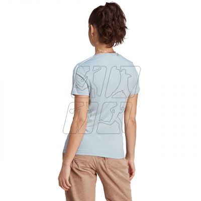 2. Koszulka adidas Essentials Slim 3-Stripes Tee W IM2788