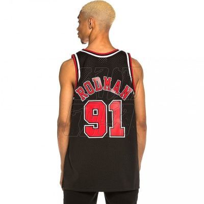5. Koszulka Mitchell & Ness Chicago Bulls NBA Swingman Alternate Jersey Bulls 97 Dennis Rodman SMJYGS18152-CBUBLCK97DRD