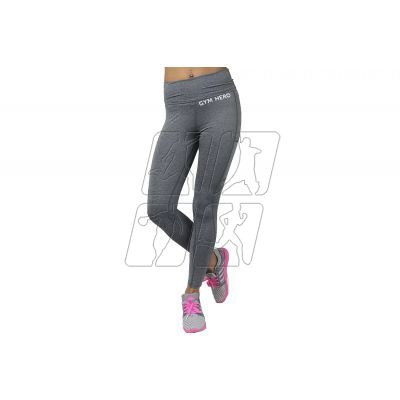 Legginsy GymHero Leggins W PUSHUP-GREY