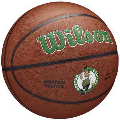 3. Piłka do koszykówki Wilson Team Alliance Boston Celtics Ball WTB3100XBBOS
