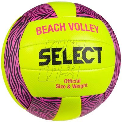 Piłka do siatkówki Select Beach Volley v23 Ball Beach Volley Yel-Pink