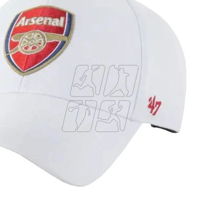 3. Czapka z daszkiem 47 Brand Arsenal FC MVP Cap M EPL-MVP30WBV-WH