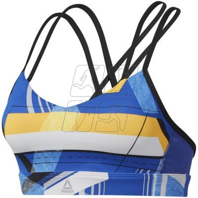 2. Stanik Reebok Hero Strappy Padded Bra VortaStripe W DU4097