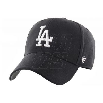 4. Czapka z daszkiem 47 Brand Los Angeles Dodgers Cap B-MVP12WBV-BKJ