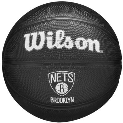 4. Piłka Wilson Team Tribute Brooklyn Nets Mini Ball Jr WZ4017604XB