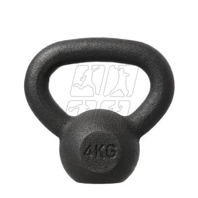 4. Kettlebell żeliwny HMS KZG04 4kg