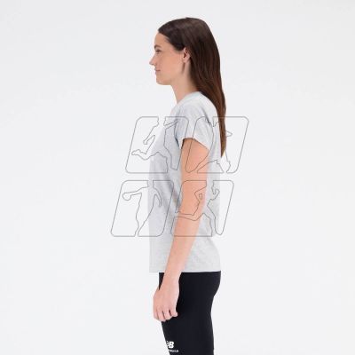 3. Koszulka New Balance Essentials Stacked Logo CO AG W WT31546AG