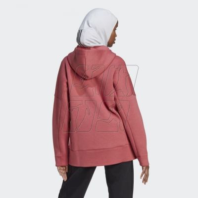2. Bluza adidas Mission Victory Loose Fit Full-Zip Hoodie W HN4812