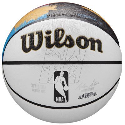 Piłka do koszykówki Wilson NBA Team City Collector Brooklyn Nets Ball WZ4016403ID