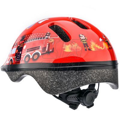 8. Kask rowerowy Meteor KS06 Firetracker rozm. XS 44-48 cm Jr 24836