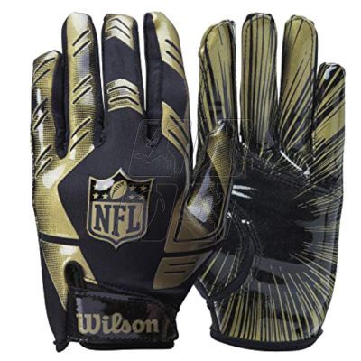 3. Rękawiczki Wilson NFL Stretch Fit Receivers Gloves M WTF930600M