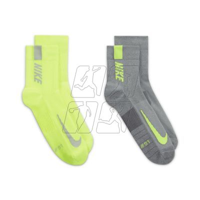 3. Skarpety Nike Multiplier Ankle 2 pack SX7556-929