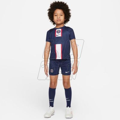 3. Komplet Nike PSG 2022/23 Home Little Kids DJ7897-411